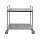 Round Tube Two Tiers Stainless Steel Clearing Trolley